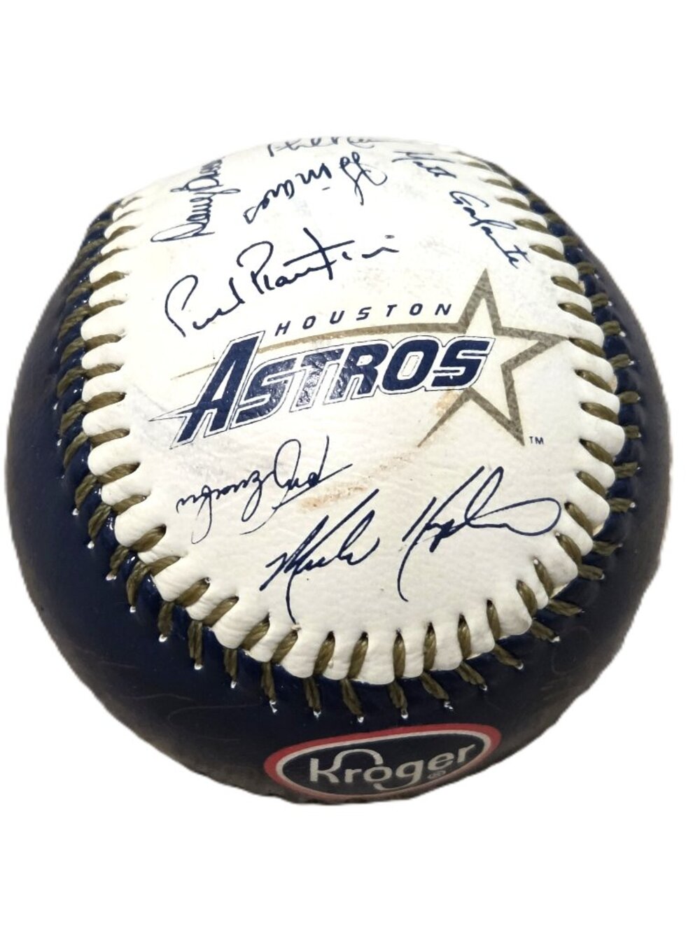 1994-1995 Astros Baseball Team Signed Autographed MLB Memorabilia Decor Kroger's